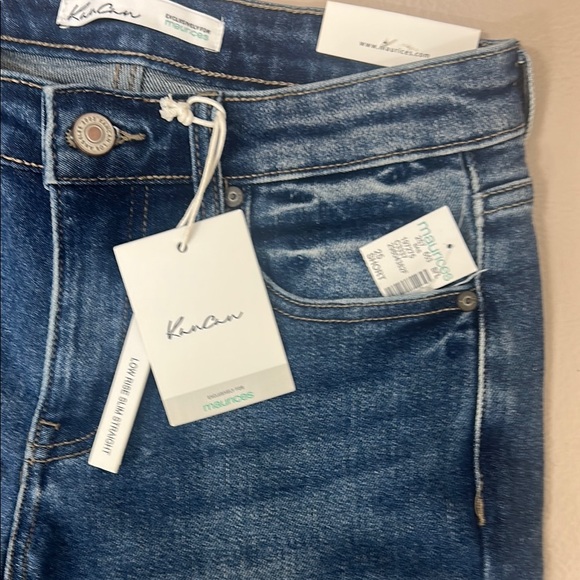 Dark Wash KanCan Slim Straight Jeans - Picture 2 of 9